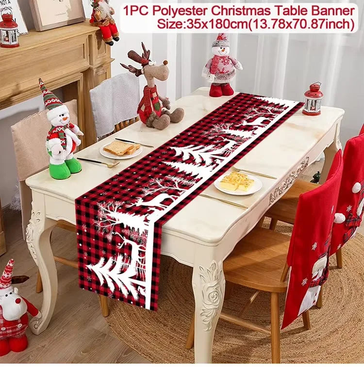 Christmas Table Runner - Festive Decor for Home