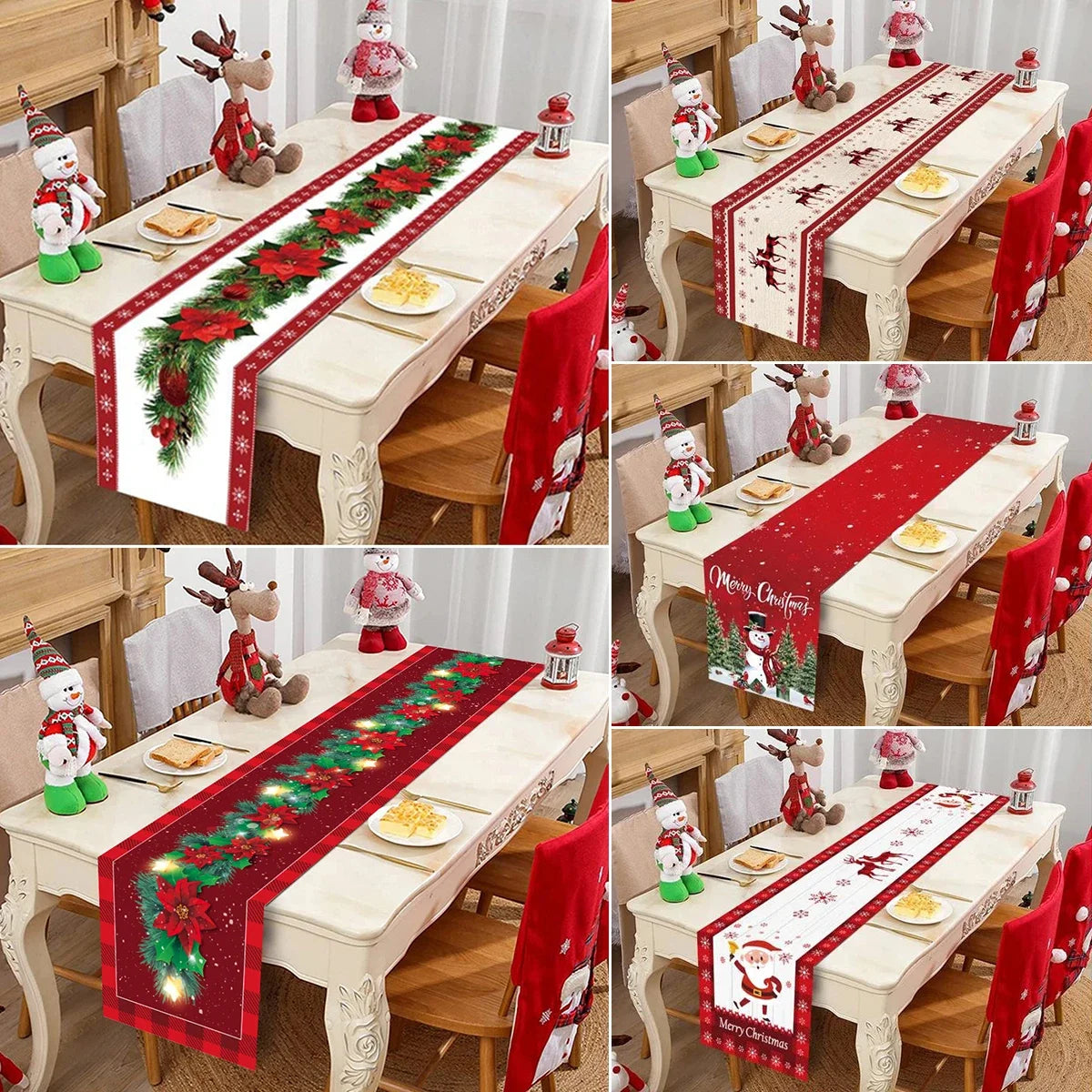 Christmas Table Runner - Festive Decor for Home