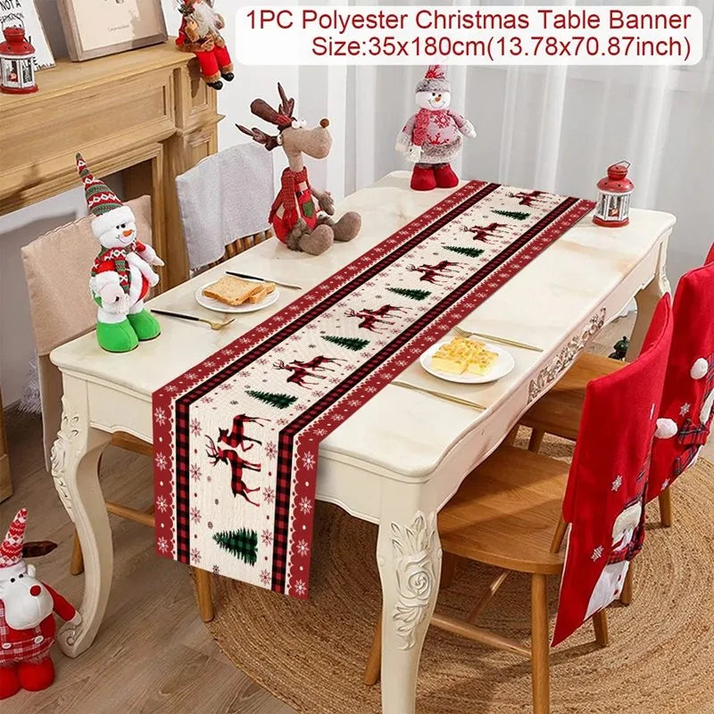 Christmas Table Runner - Festive Decor for Home