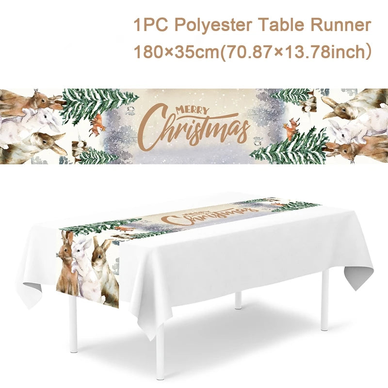 Christmas Table Runner - Festive Decor for Home