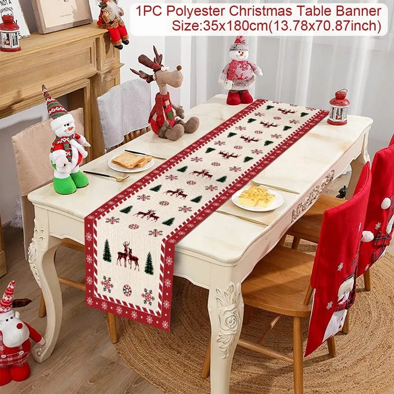 Christmas Table Runner - Festive Decor for Home