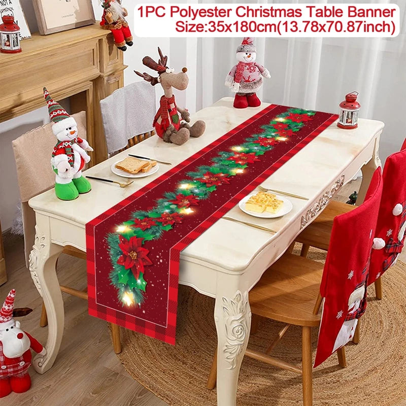 Christmas Table Runner - Festive Decor for Home