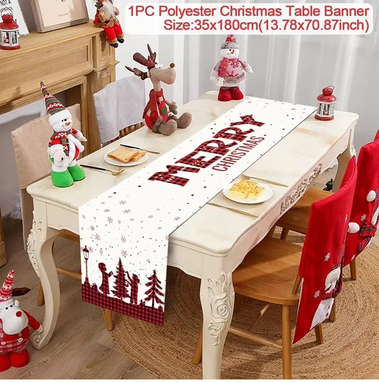 Christmas Table Runner - Festive Decor for Home