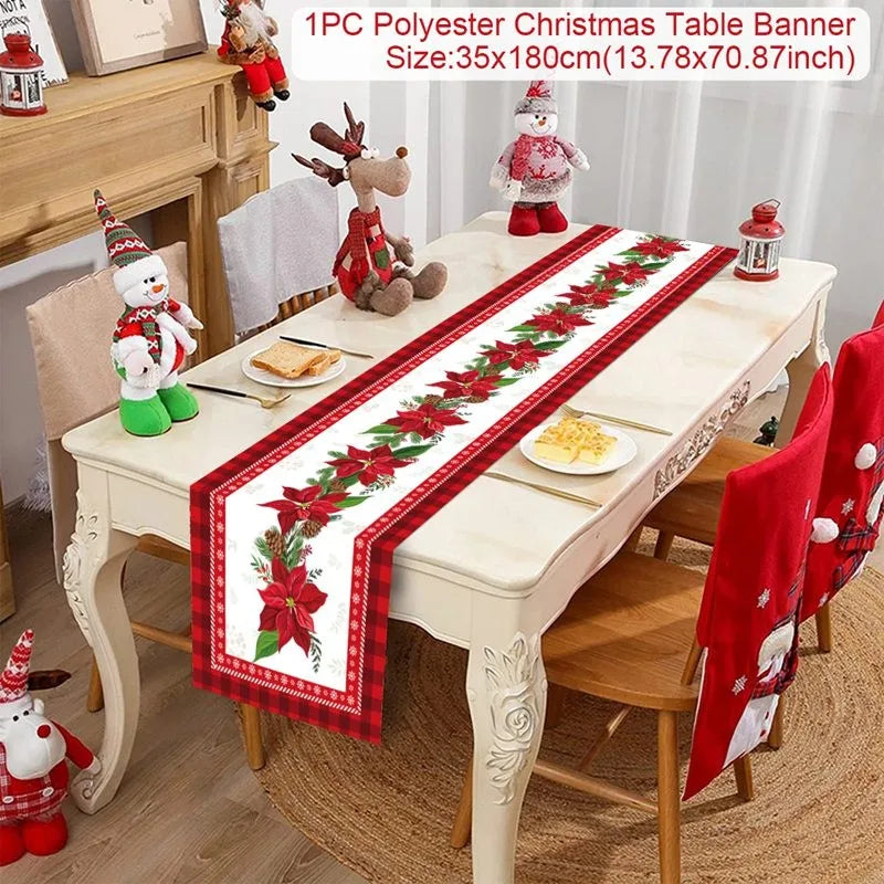 Christmas Table Runner - Festive Decor for Home