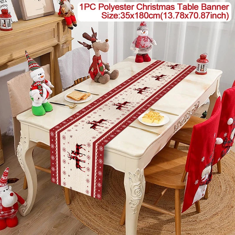 Christmas Table Runner - Festive Decor for Home