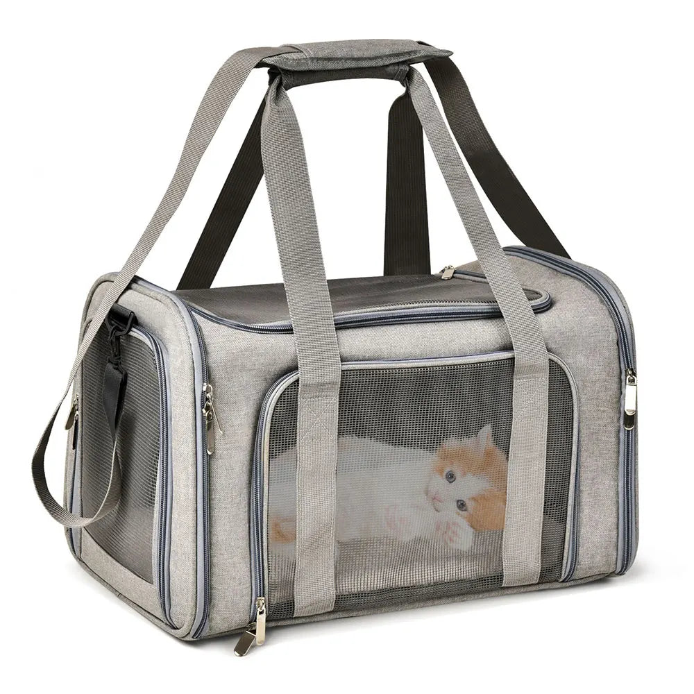 Airline-Approved Pet Carrier Backpack - Soft Travel Bag for Cats & Dogs