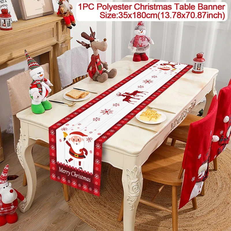 Christmas Table Runner - Festive Decor for Home