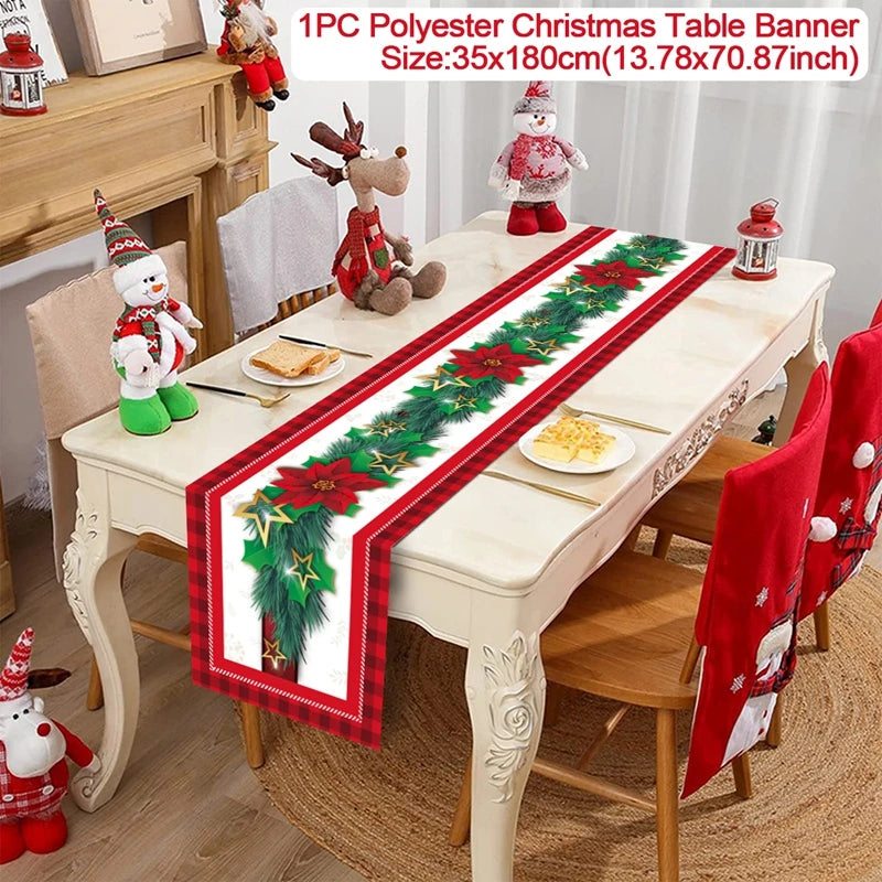 Christmas Table Runner - Festive Decor for Home