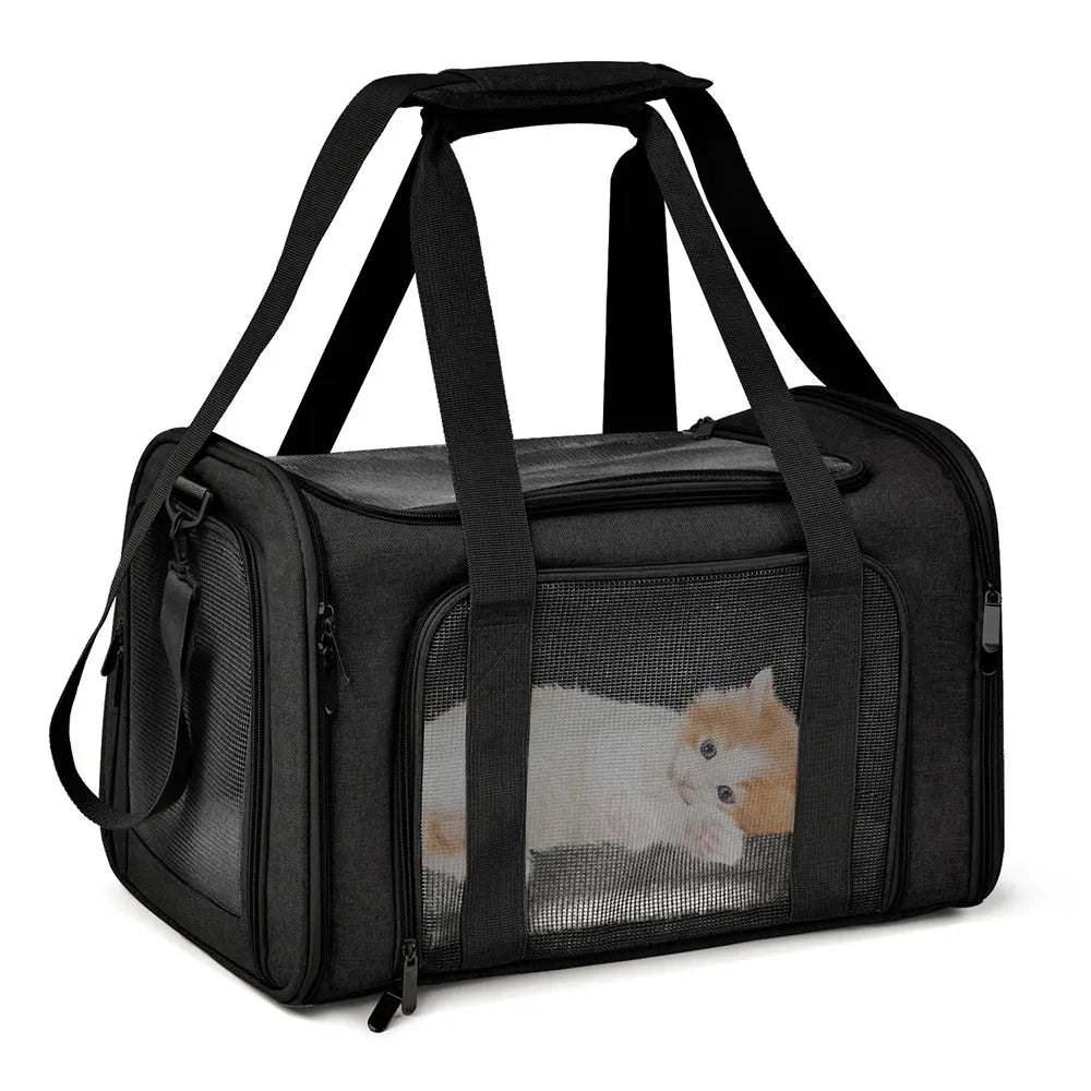 Airline-Approved Pet Carrier Backpack - Soft Travel Bag for Cats & Dogs