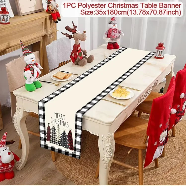 Christmas Table Runner - Festive Decor for Home