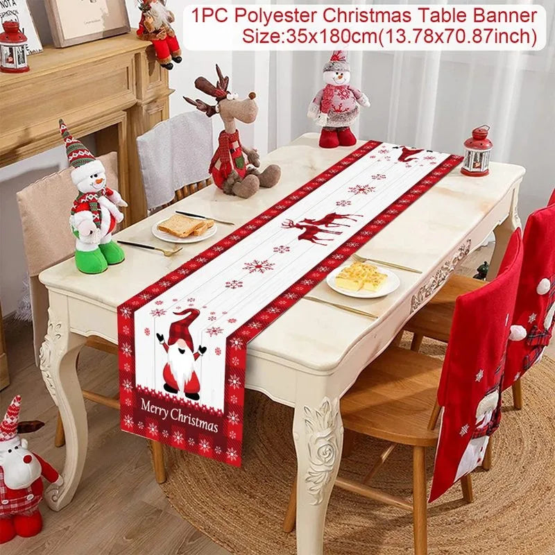 Christmas Table Runner - Festive Decor for Home