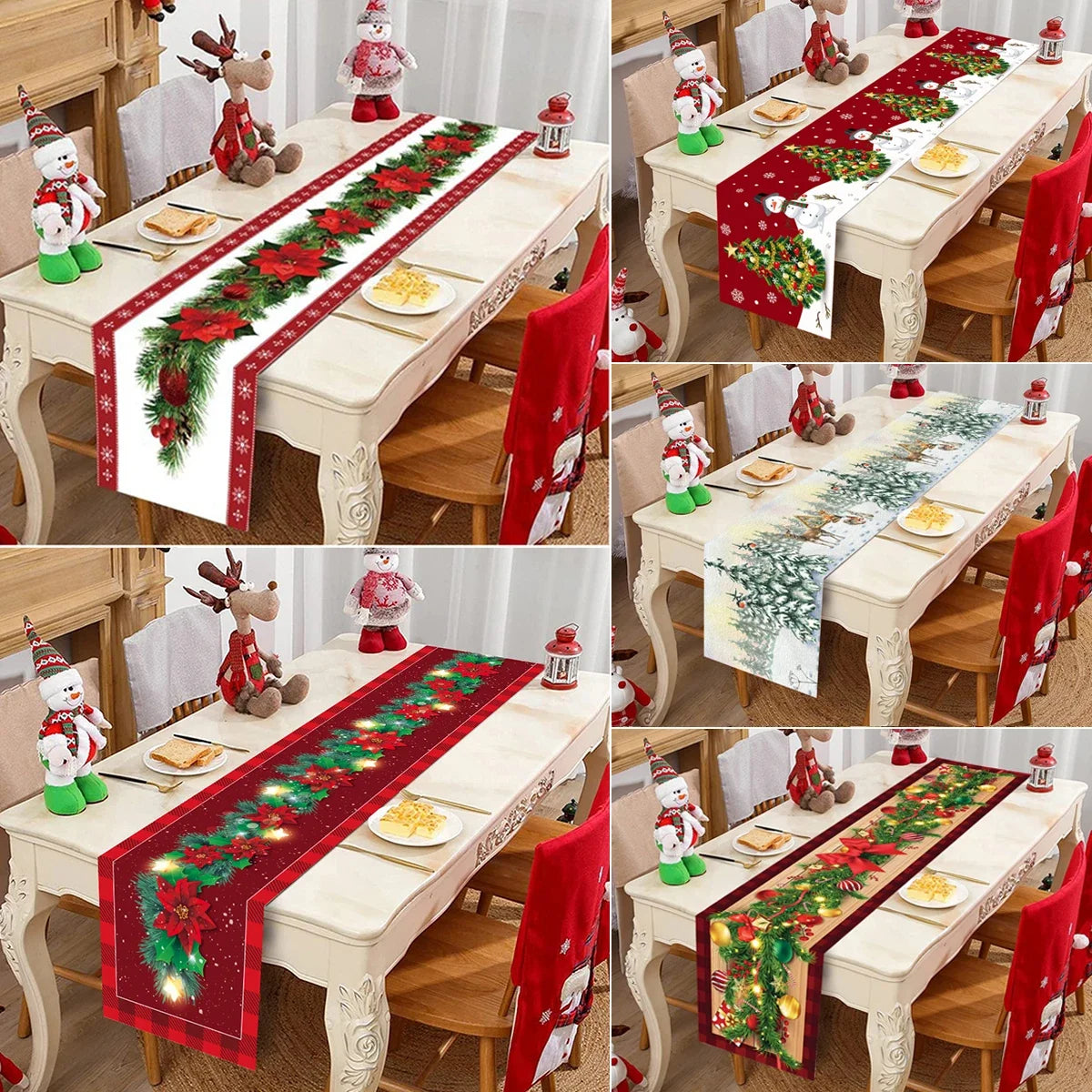 Christmas Table Runner - Festive Decor for Home