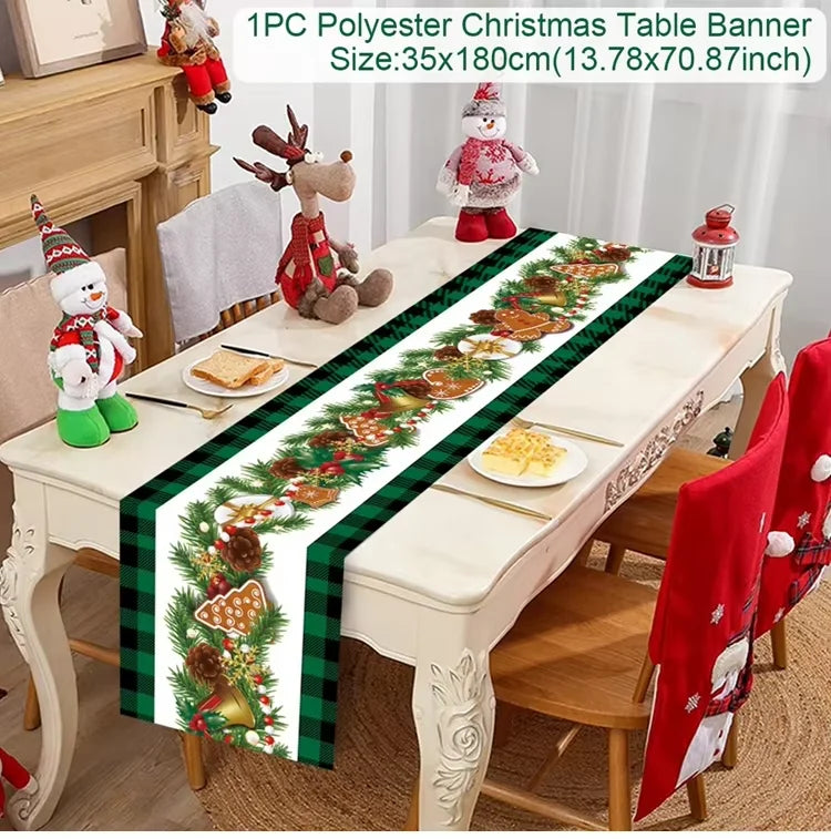 Christmas Table Runner - Festive Decor for Home