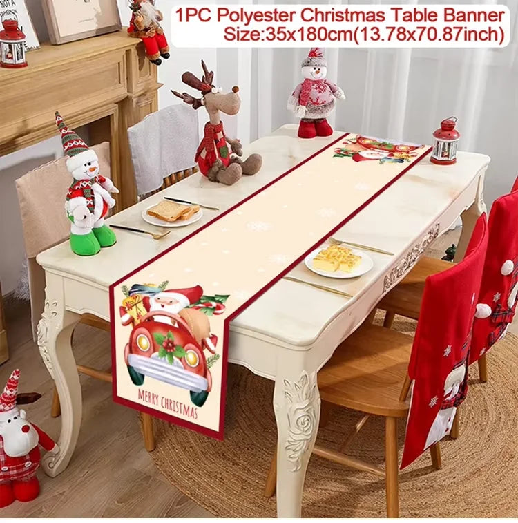 Christmas Table Runner - Festive Decor for Home