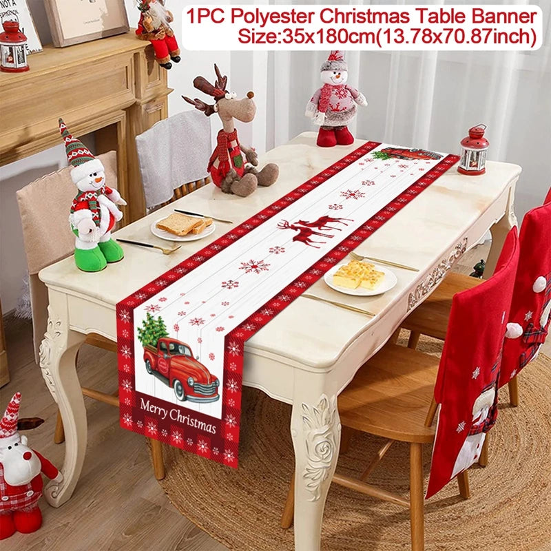 Christmas Table Runner - Festive Decor for Home