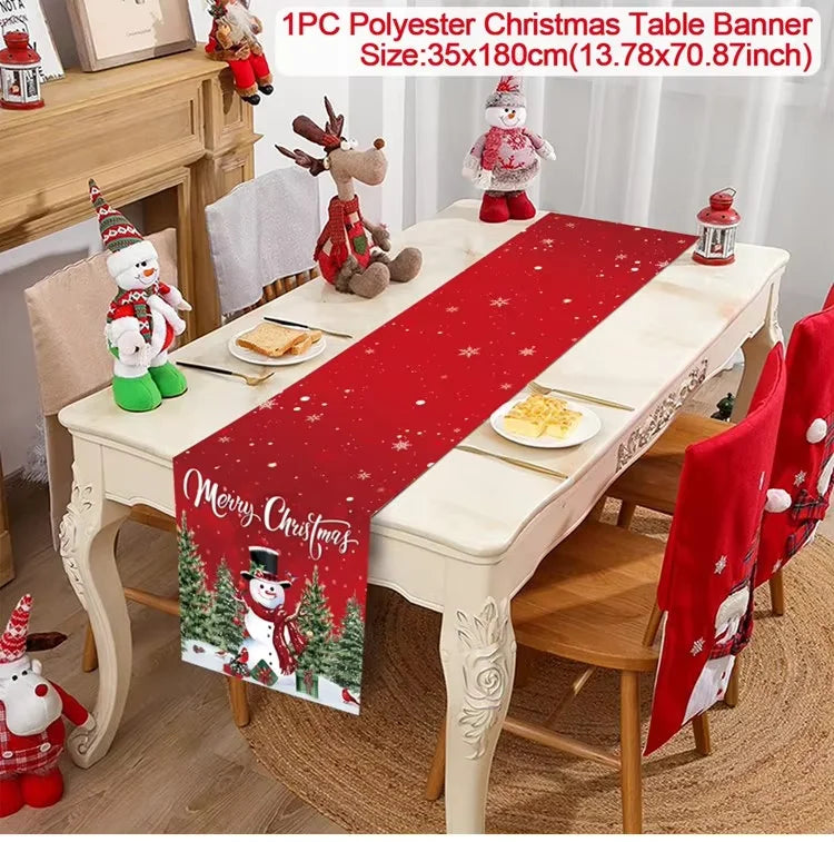 Christmas Table Runner - Festive Decor for Home