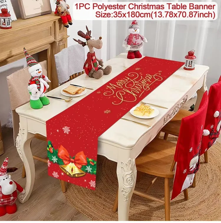 Christmas Table Runner - Festive Decor for Home