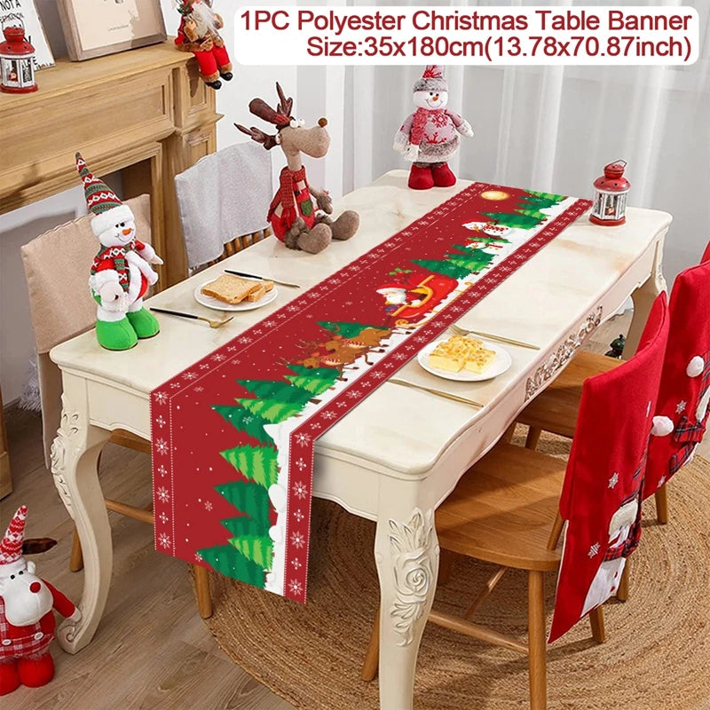 Christmas Table Runner - Festive Decor for Home