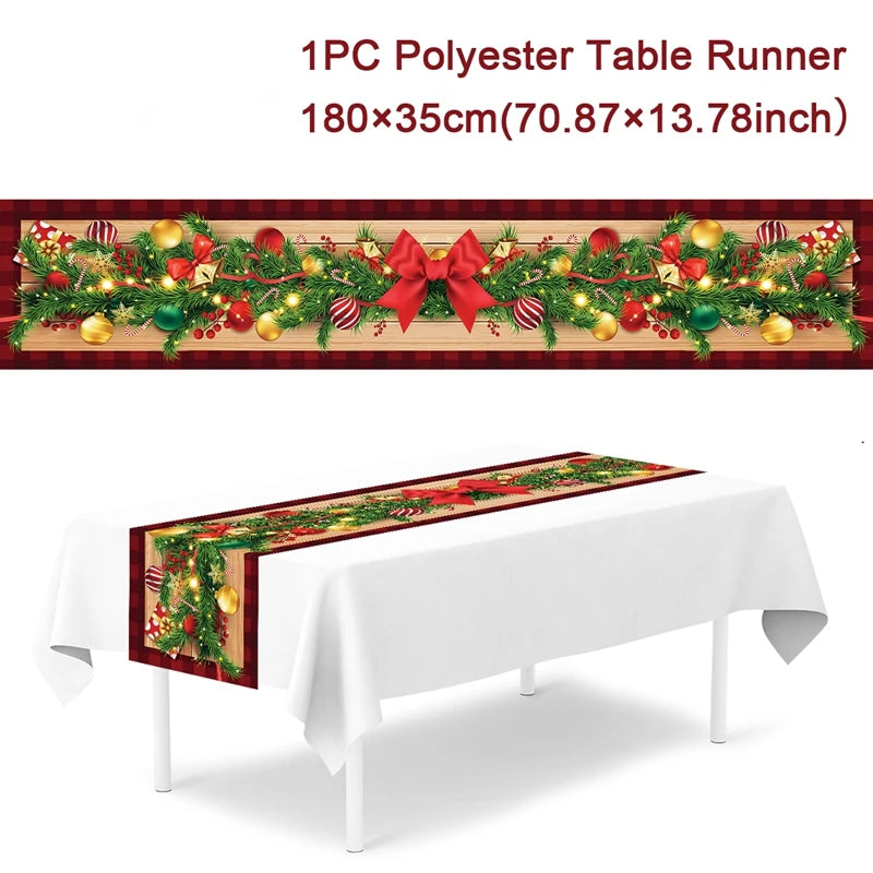 Christmas Table Runner - Festive Decor for Home