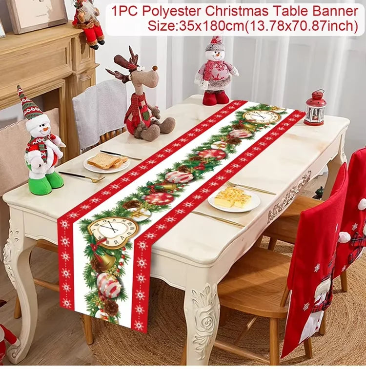 Christmas Table Runner - Festive Decor for Home