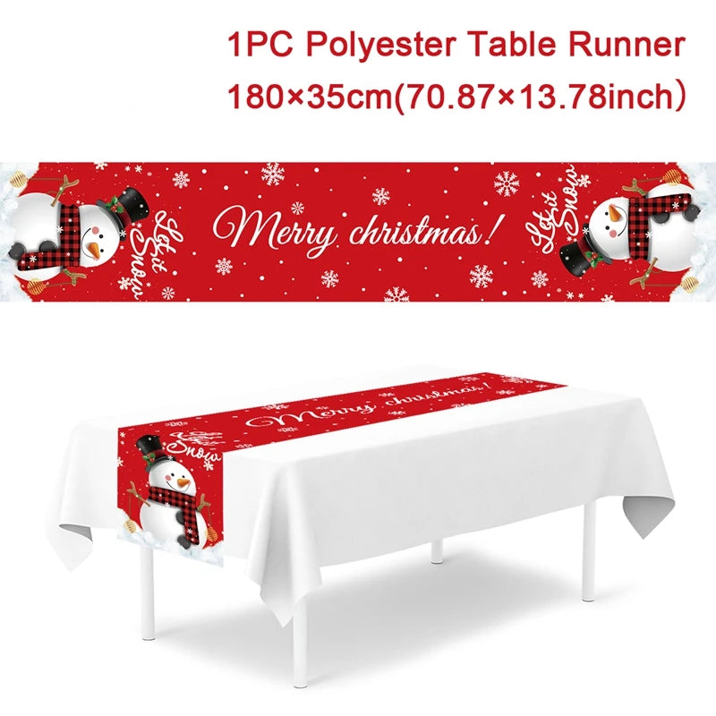 Christmas Table Runner - Festive Decor for Home