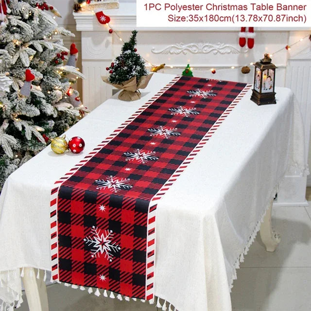 Christmas Table Runner - Festive Decor for Home