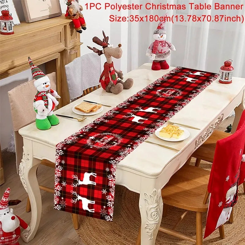 Christmas Table Runner - Festive Decor for Home