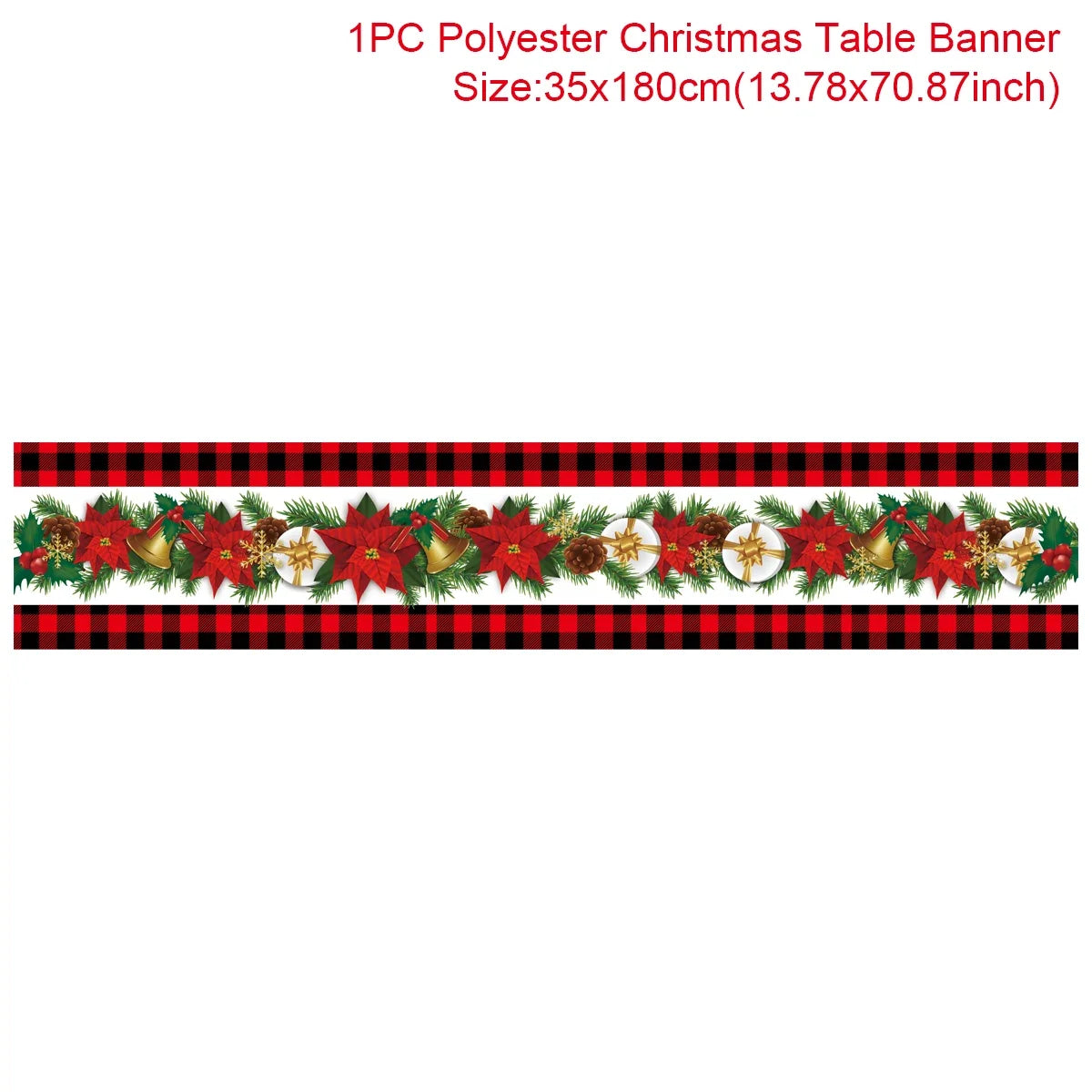 Christmas Table Runner - Festive Decor for Home