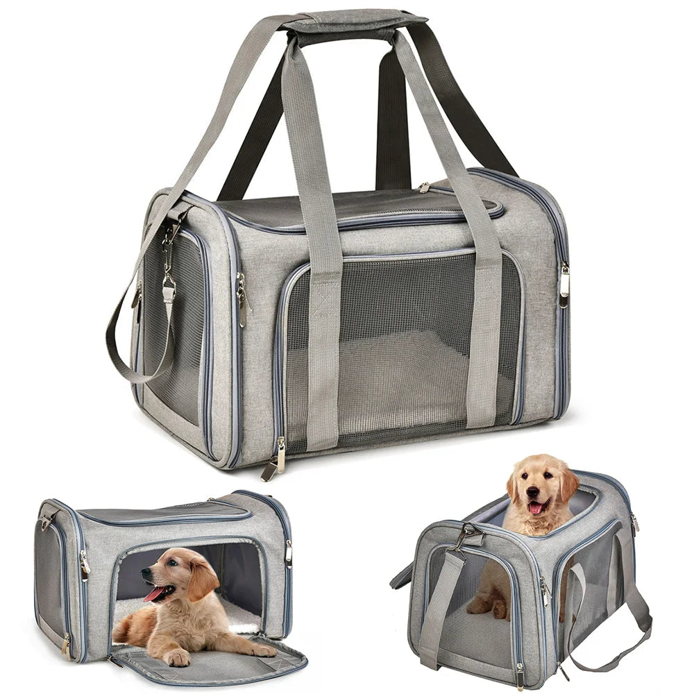 Airline-Approved Pet Carrier Backpack - Soft Travel Bag for Cats & Dogs