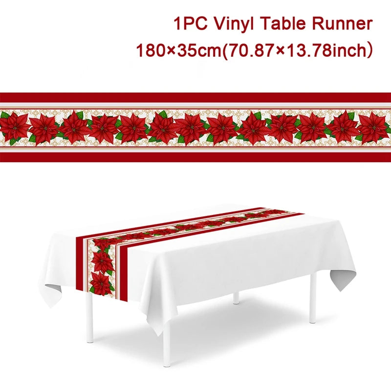 Christmas Table Runner - Festive Decor for Home